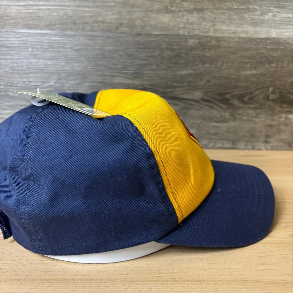 Boy Scouts Hat Cap Strap Back Blue Youth‎ Boys Wolf Cub Adjustable NWT
